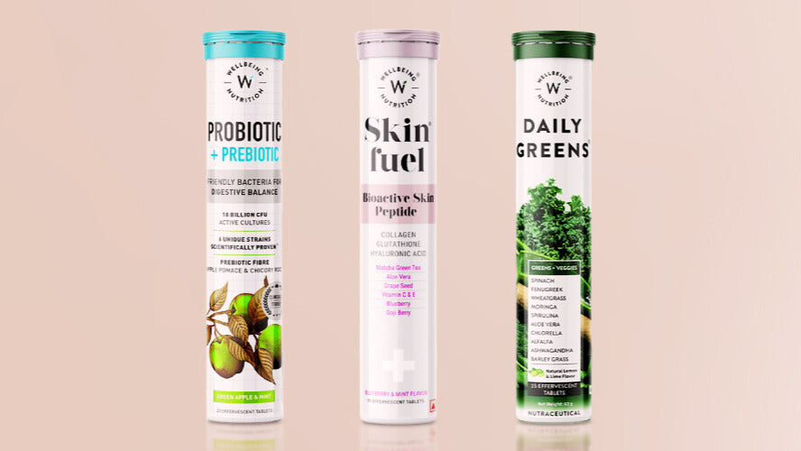 Your Guide to Wellbeing Nutrition Effervescent Tablets for Skin, Immunity & Digestion