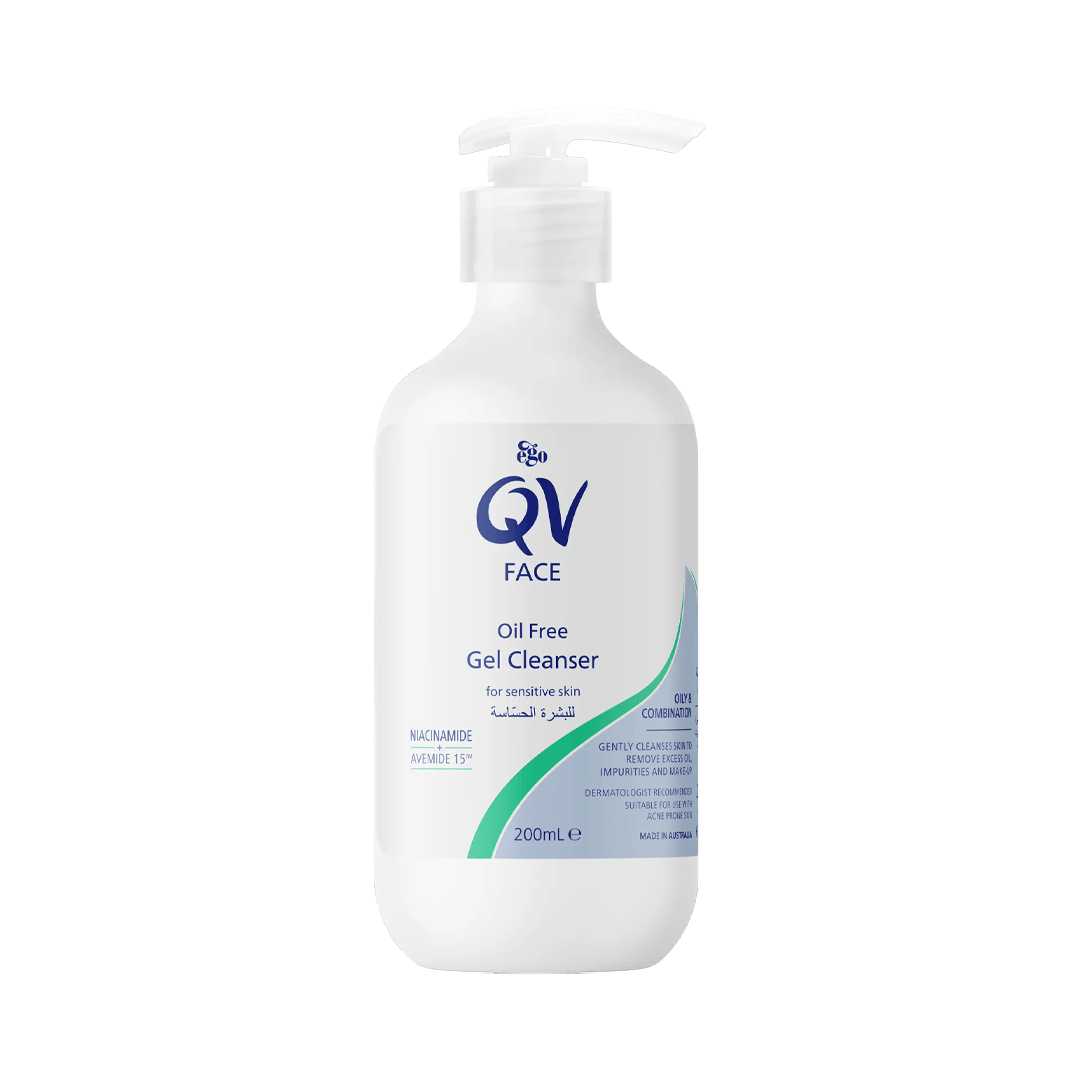 Qv Face Oil Free Gel Cleanser Niacinamide + Avemide 200ml
