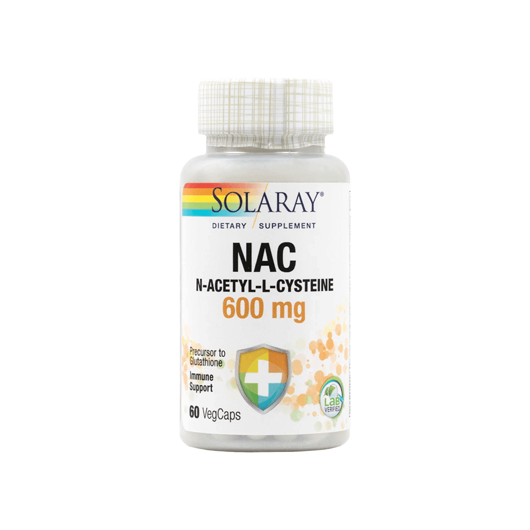 Solaray NAC 600mg – Antioxidant & Liver Detox Support
