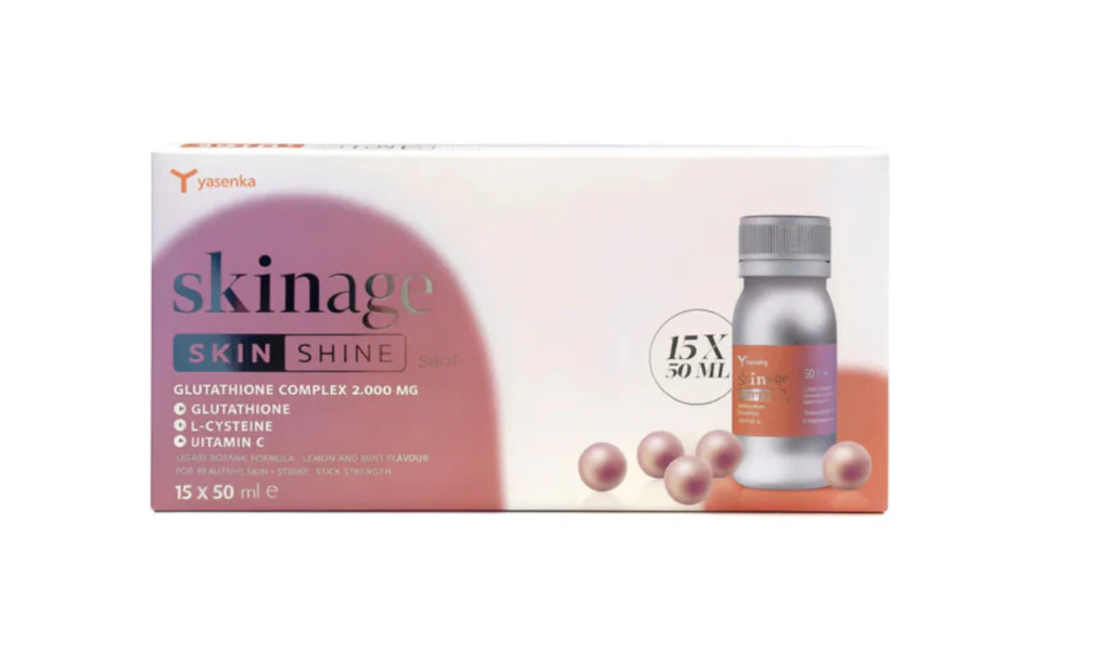 Skinage Skin Shine Shot 15x50ml | Collagen Beauty Drink for Radiant Skin PharmaC Skinage Skin Shine Shot 15x50ml | Collagen Beauty Drink for Radiant Skin PharmaC