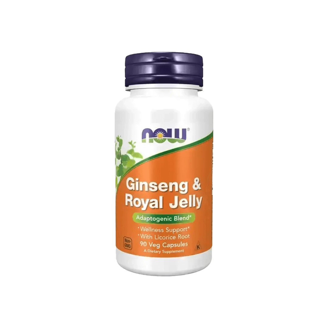 Now Foods Ginseng & Royal Jelly 90 VegCaps