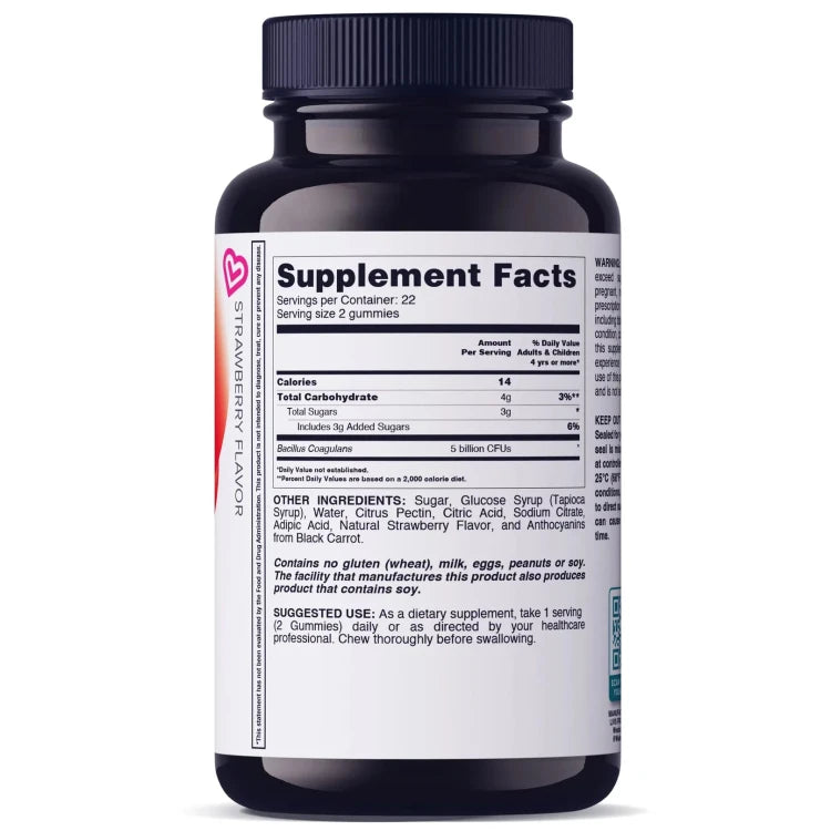 Livs Probiotic (5 Billion CFUS) 44 Strawberry Flavored Gummies