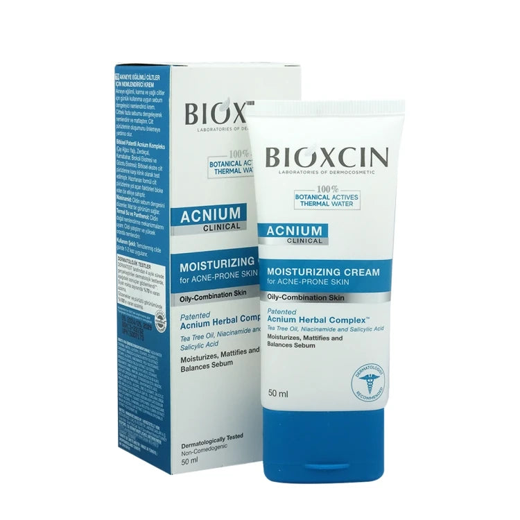 BIOXCIN Acnium Moisturizing Cream For Oily Combination Skin 50ML