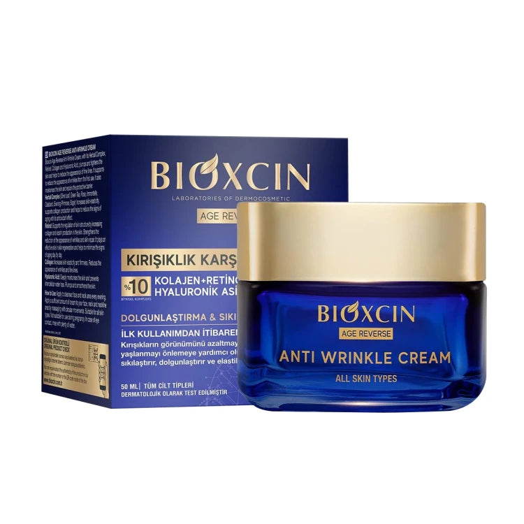 BIOXCIN AGE REVERSE Collagen + Retinol + HA Anti Wrinkle CREAM 50ML