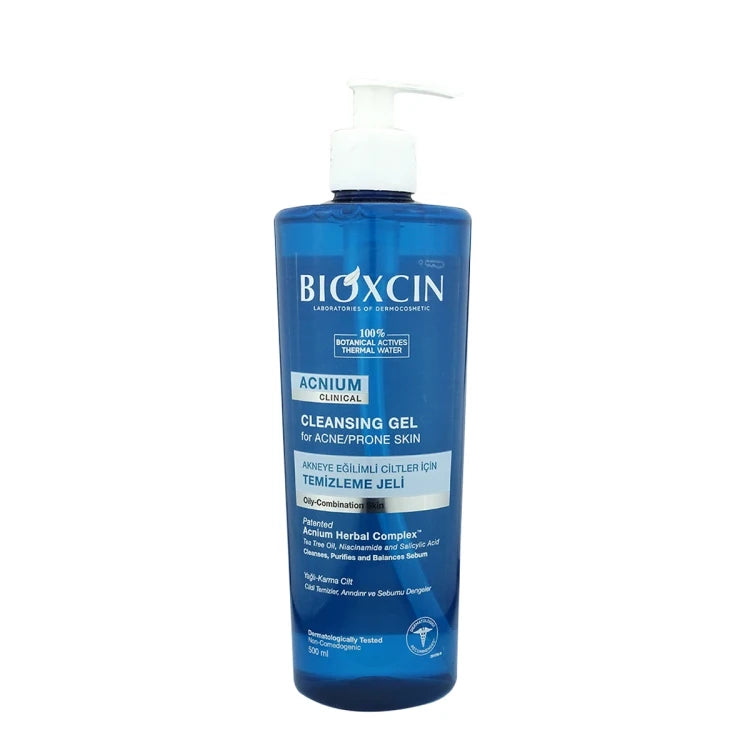 BIOXCIN Acnium Cleansing Gel For Oily Combination Skin 500 ML