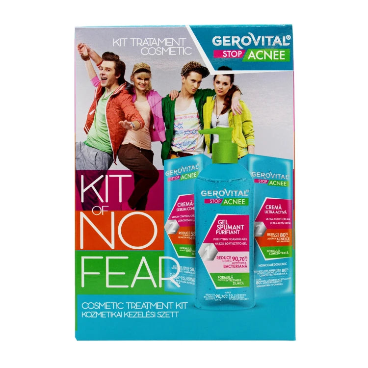 مجموعة جيروفايتال ستوب أكني مجموعة علاج حب الشباب المتكاملة