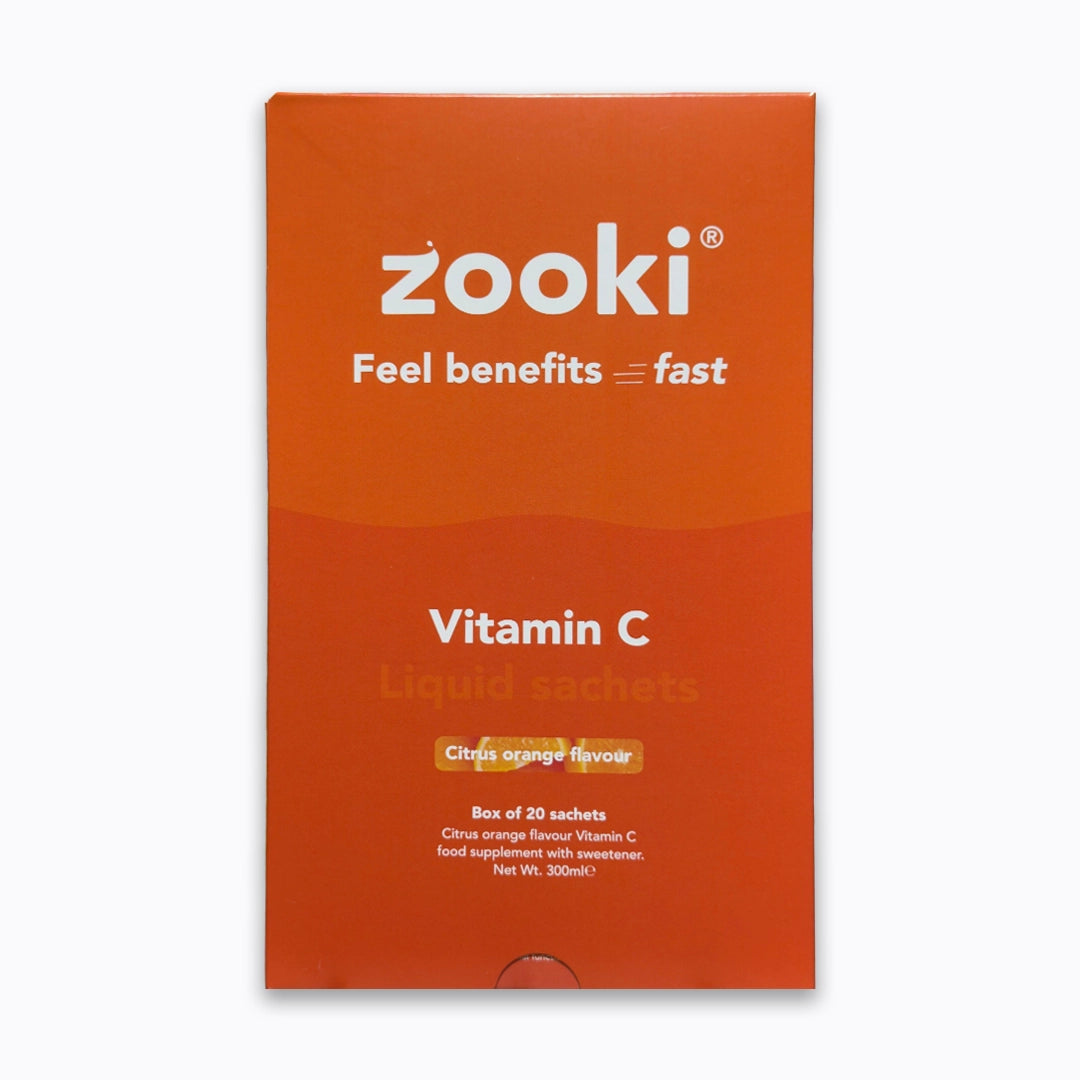 زوكي فيتامين سي سائل بنكهة البرتقال 20 كيس