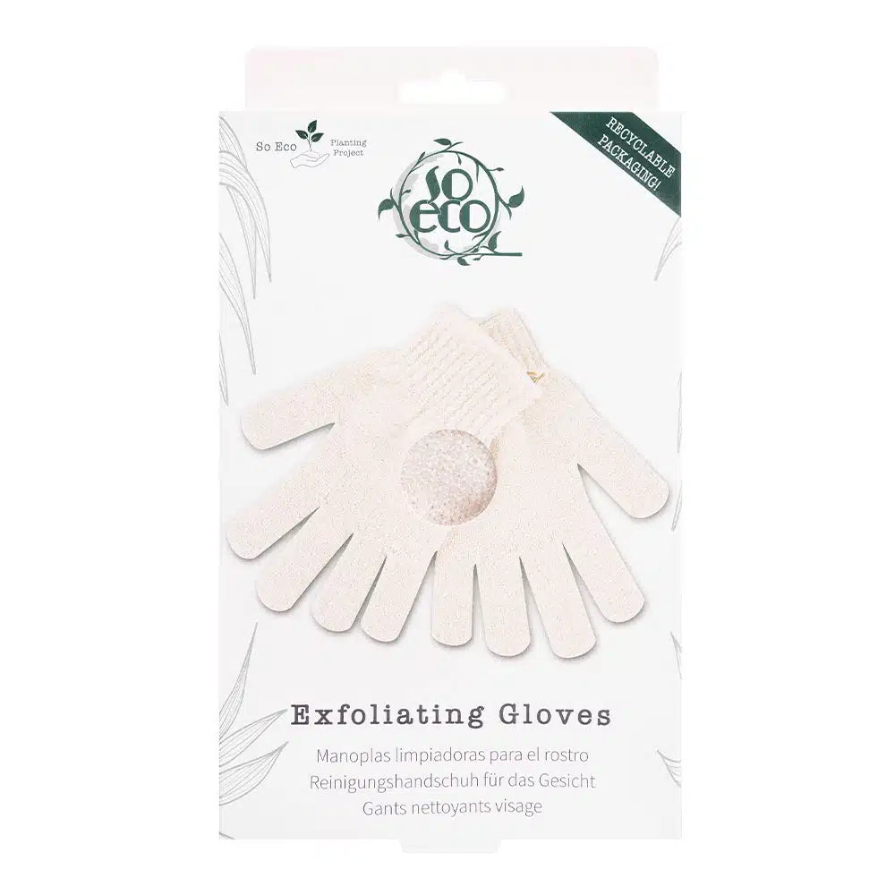 SOECO Exfoliating Gloves Eco Friendly Body Scrub Gloves