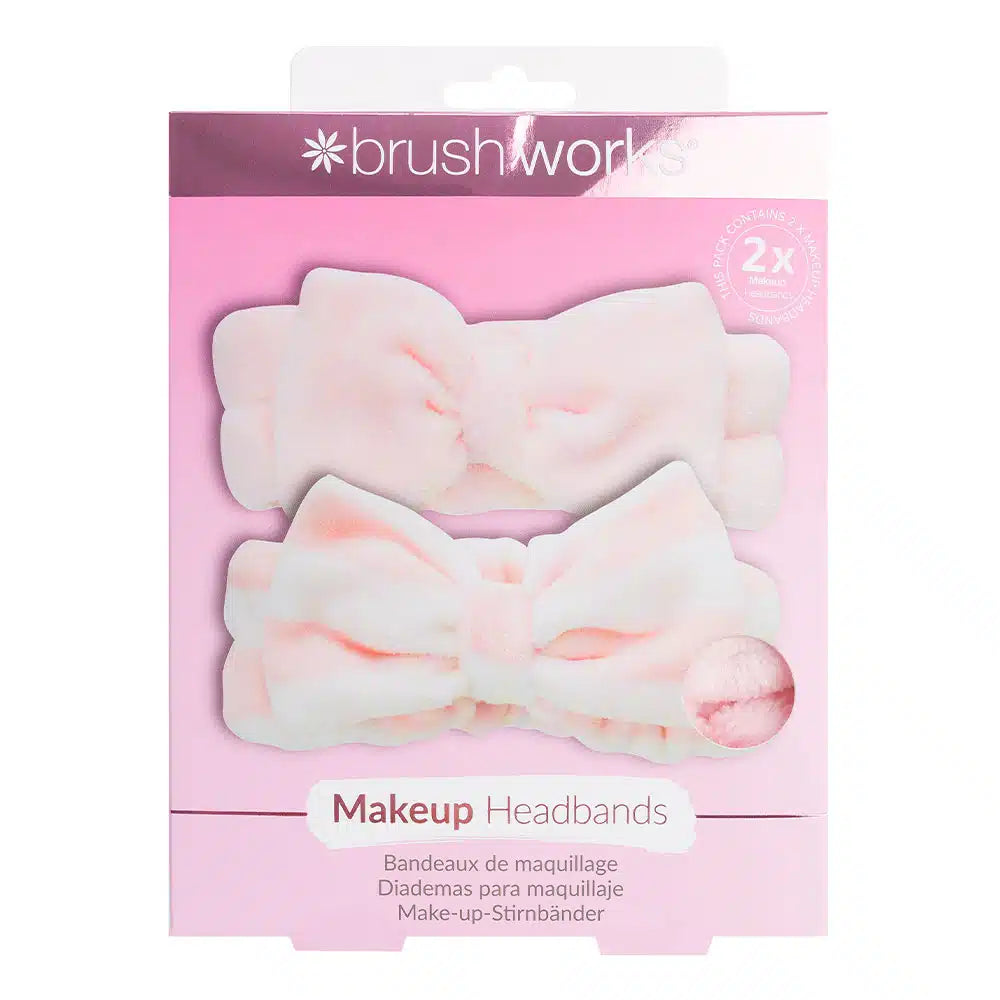 BW Makeup Headbands Soft Stretch Headbands for Skincare & Makeup (2 Pack)