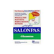Salonpas Pain Relief Patch 20 Patches 6.5cm X 4.2cm
