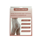 Black & Brown High Waisted Hip lifting Shaping Underwear XXL