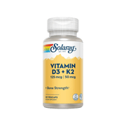 Solaray Vitamin D3 & K2 60 Capsules