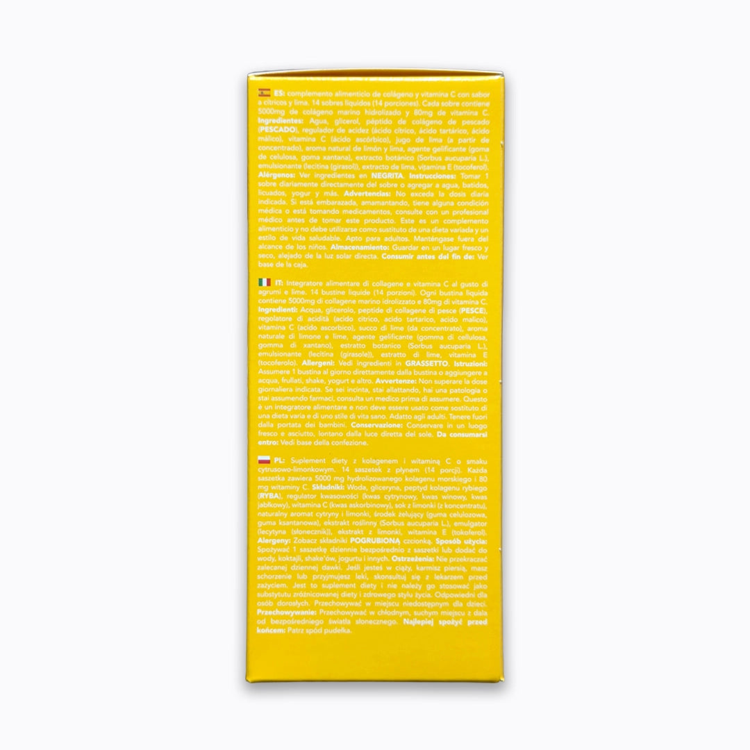 زوكي كولاجين بحري سائل بنكهة الليمون واللايم 5000 مجم  14 كيس