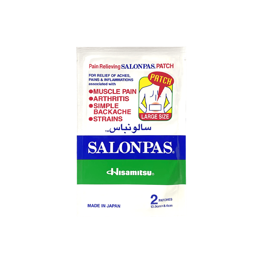SalonPas Pain Relieving Patches 2 Patches 13x8.4cm