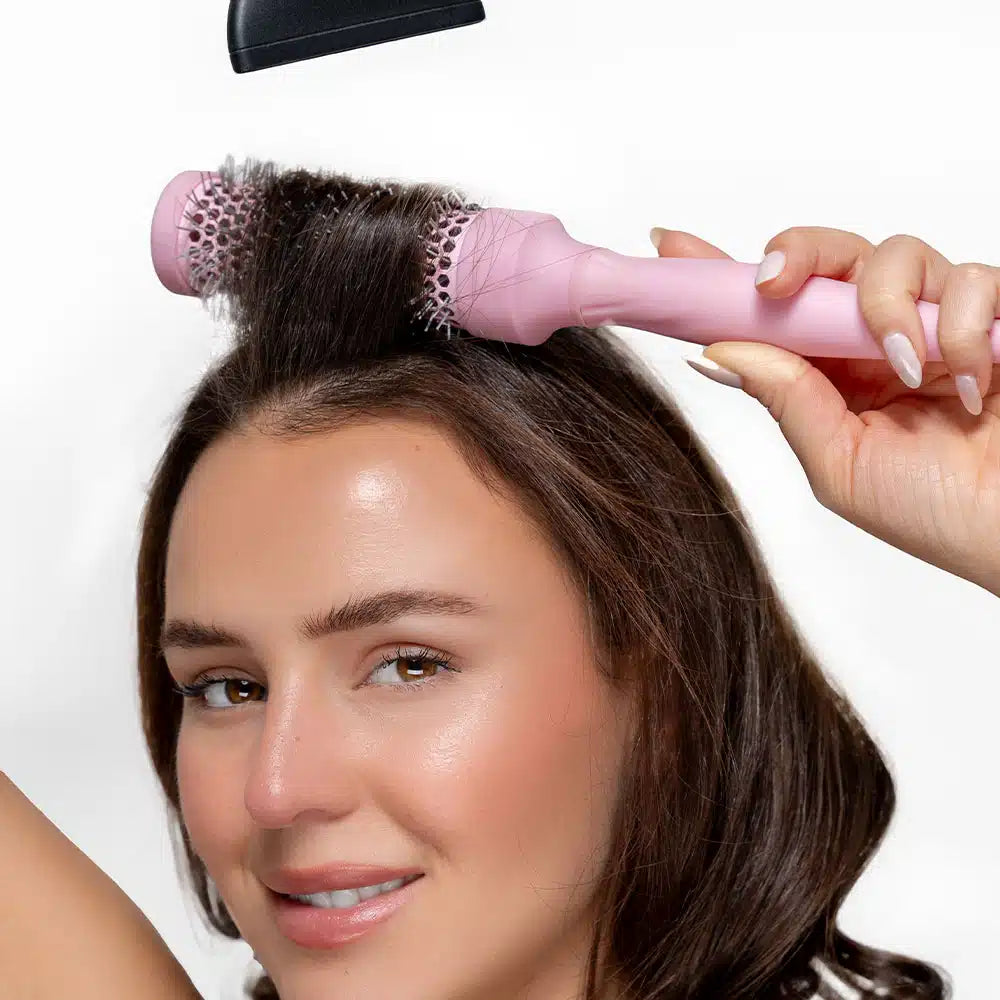 براش ووركس فرشاة المستديرة الصغيرة للتمليس والتصفيف