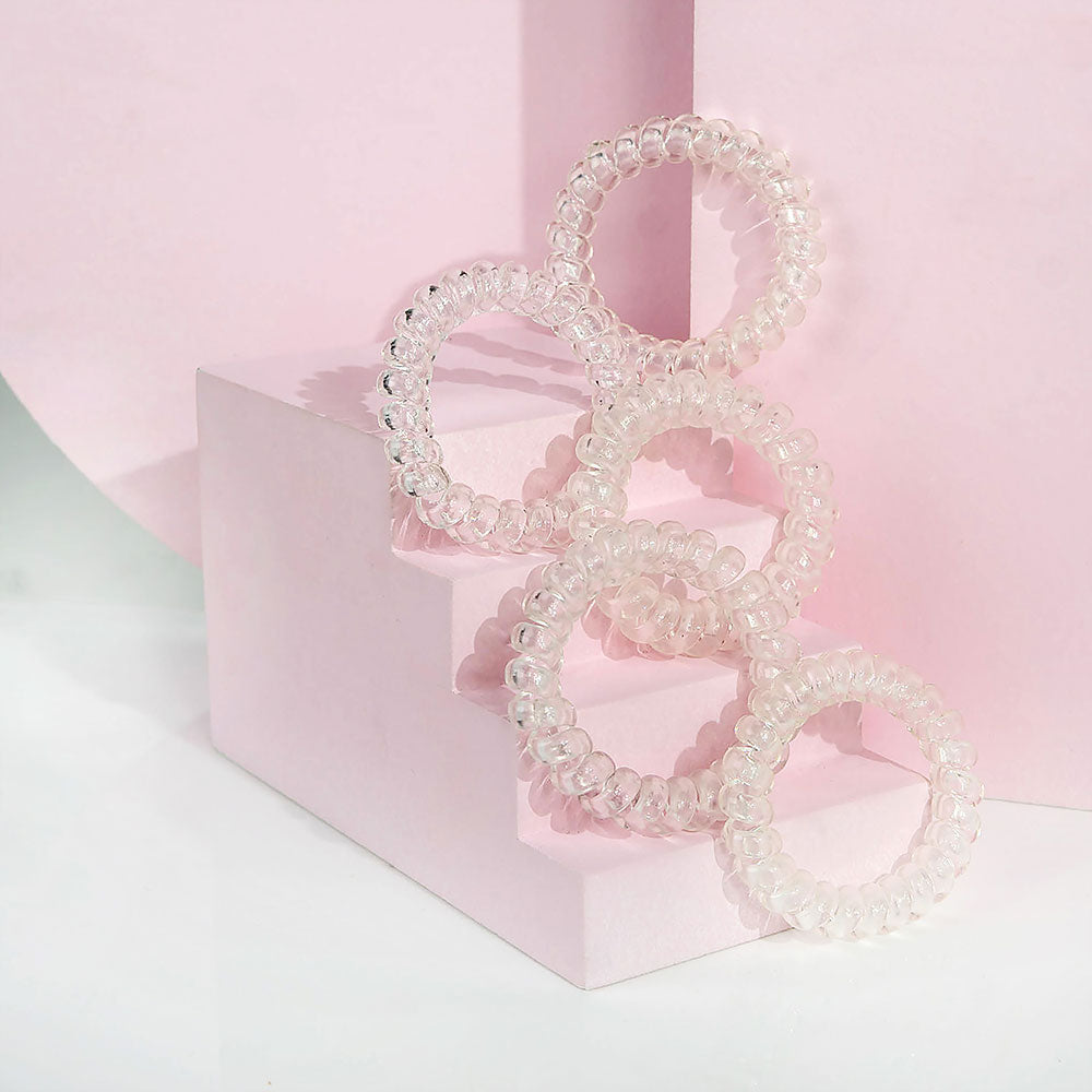 ربطات شعربراش ووركس واندر كبيرة شفافة عبوة 5 قطع