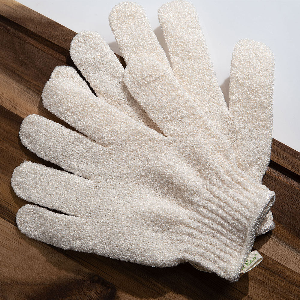 SOECO Exfoliating Gloves Eco Friendly Body Scrub Gloves