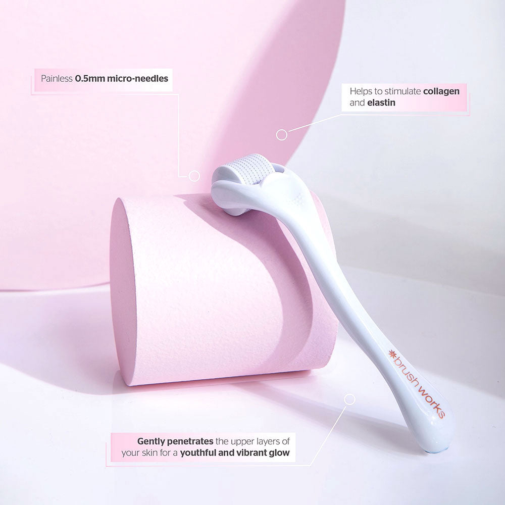 براش ووركس ديرما رولر 0.5 مم أداة المايكرونيدلنج لتجديد البشرة 