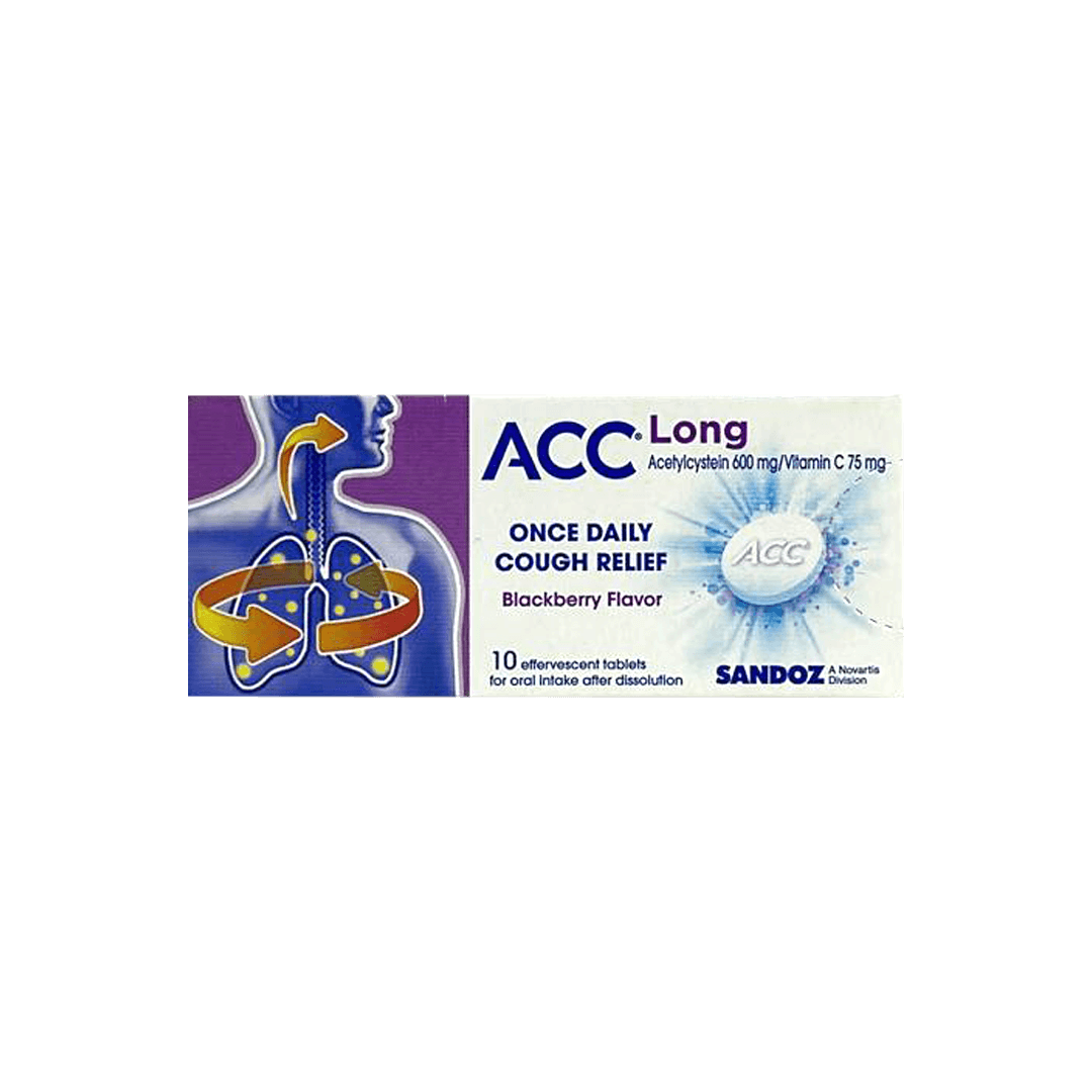 Acc Long 600mg 10 tablets