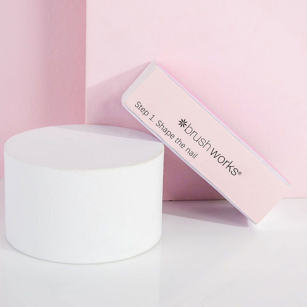 BW Pastel Nail Buffing Blocks 2 Pack Smooth & Shine Nail Buffer