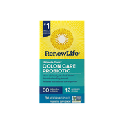 RenewLife Ultimate Flora Colon Care Probiotic 80 Billion 30 Vegetarian Capsules