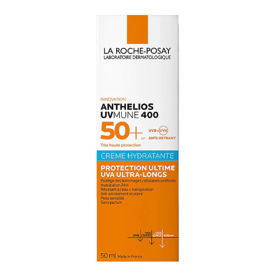لاروش بوزيه  لاروش بوزيه أنثيليوسSPF50+ يو في اميوون 400 كريم مرطّب بمعامل حماية 50 مل