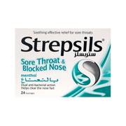 Strepsils Sore Throat & Blocked Nose (24 Lozenges)