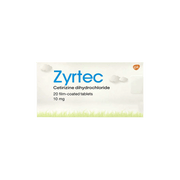 Zyrtec 20 film coated tablets