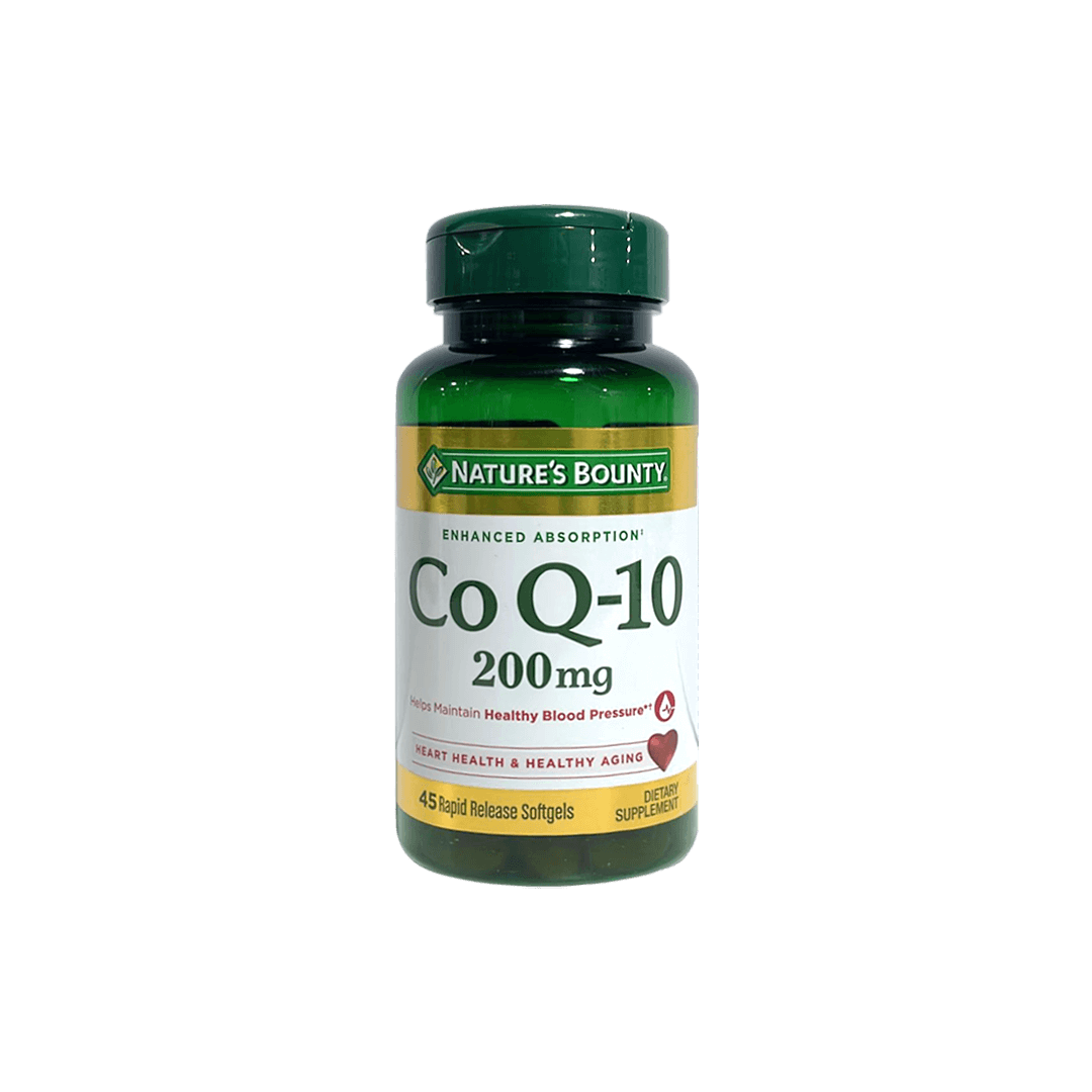Nature's Bounty- Co Q-10 200 مجم، 45 كبسولة هلامية سريعة الإصدار
