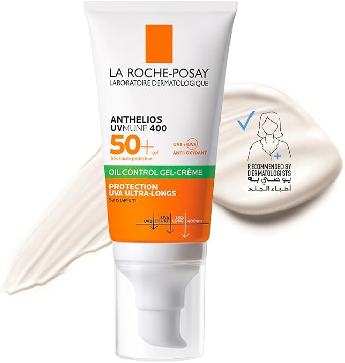 لاروش بوزيهأنثيليوس يوڤيميون 400 جل كريم واقي شمس  SPF50+(عرض 1+1) 50 مل
