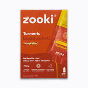 Zooki Turmeric Tangerine Liquid Supplement 750mg 14 Sachets