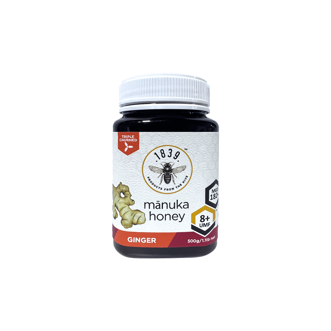 Triple Churned Manuka Honey 8+ Ginger 500mg