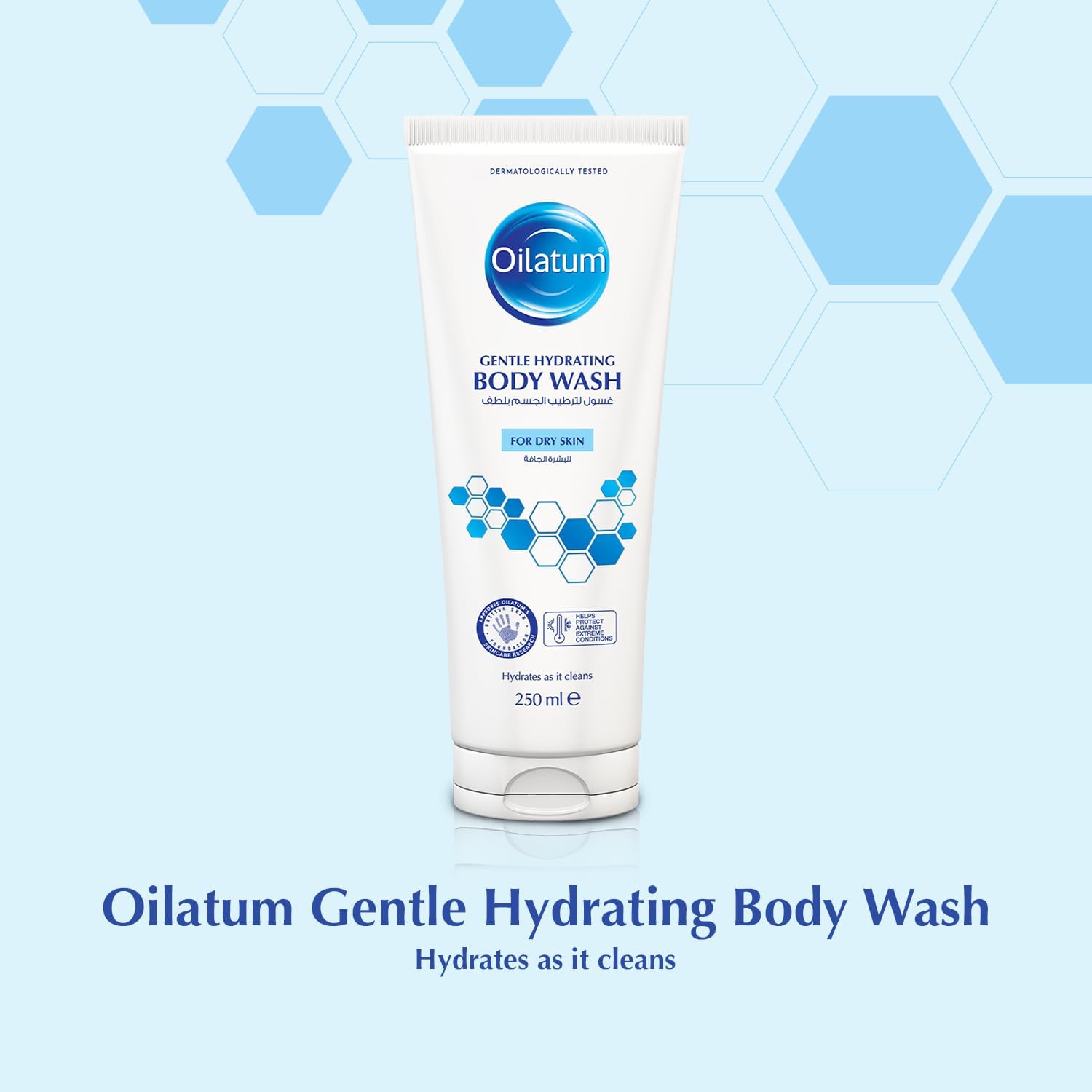 Oilatum Gentle Hydrating Body Wash for Dry & Sensitive Skin 250 Ml