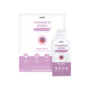 Zooki Vitamin D Mixed Berry 30 Servings (30x10ml Sachets)