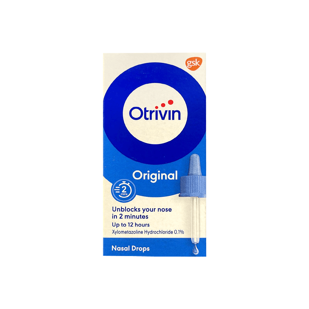 Otrivin Original 0.1% Nasal Drops 10ml