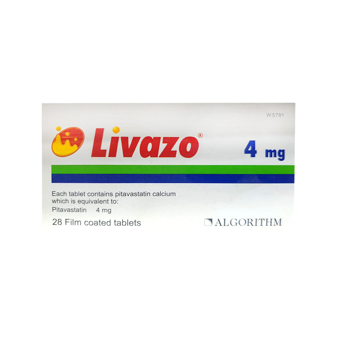 Algorithm Livazo 4mg 28 Film Coated Tablets