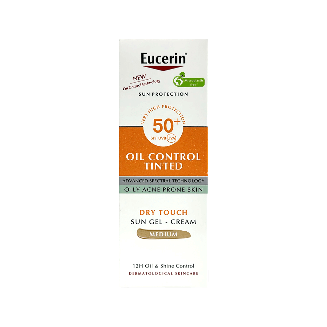 يوسيرين - جل الشمس الملون للتحكم في الزيت بعامل حماية من الشمس SPF 50+ 50 مل