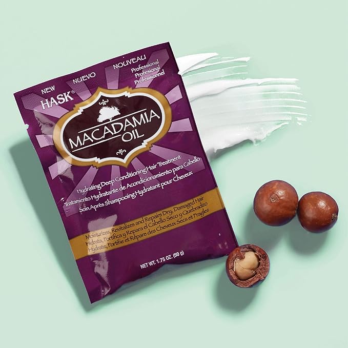 Hask Macadamia Oil Moisturizing Deep Conditioner Mask 50ml