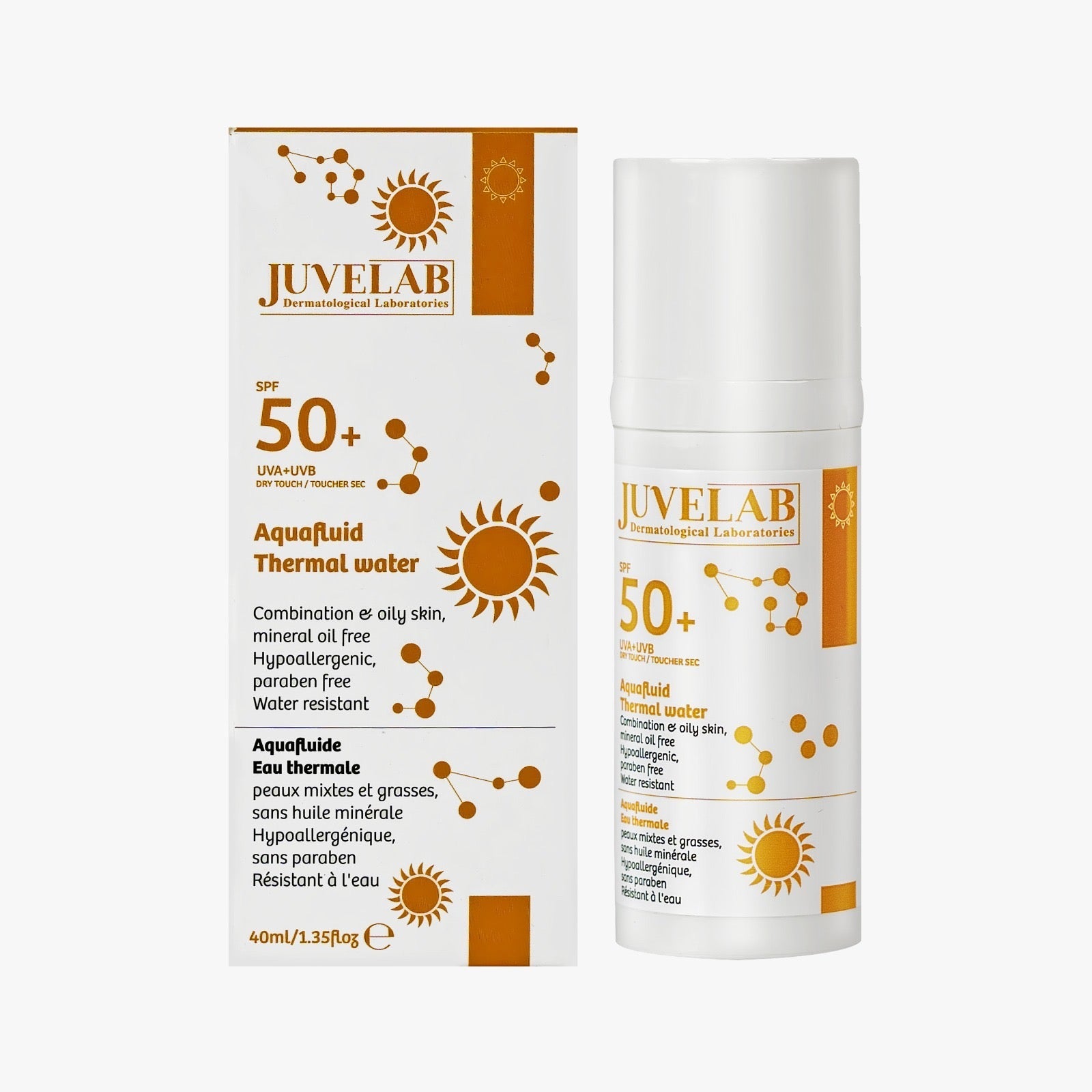 مياه جوفيلاب الحرارية أكوافلويد SPF50+ ترطيب وحماية من الشمس 40 مل