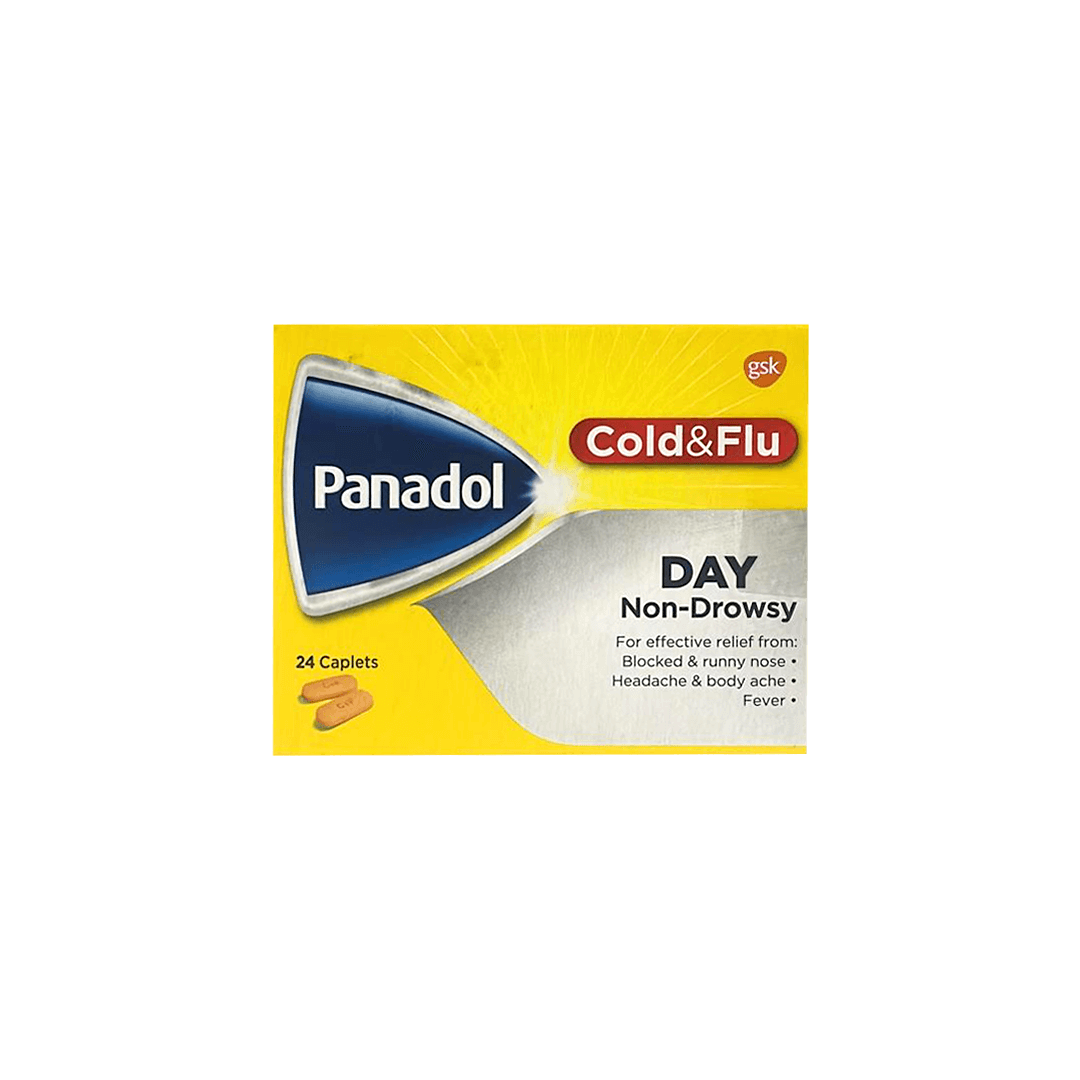 Panadol Cold & Flu Day Non Drowsy 24 Caplets