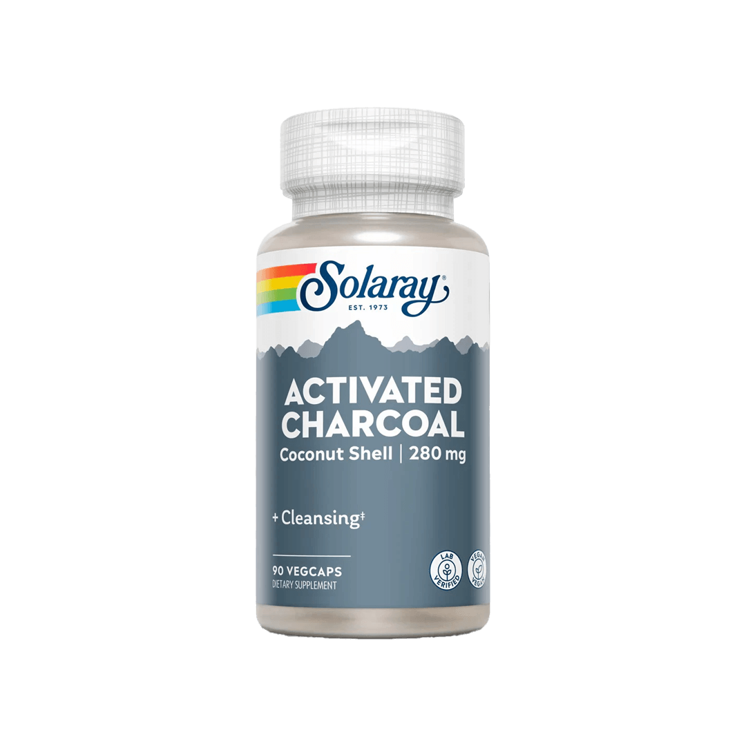 Solaray Activated Charcoal 280mg 90 VegCaps