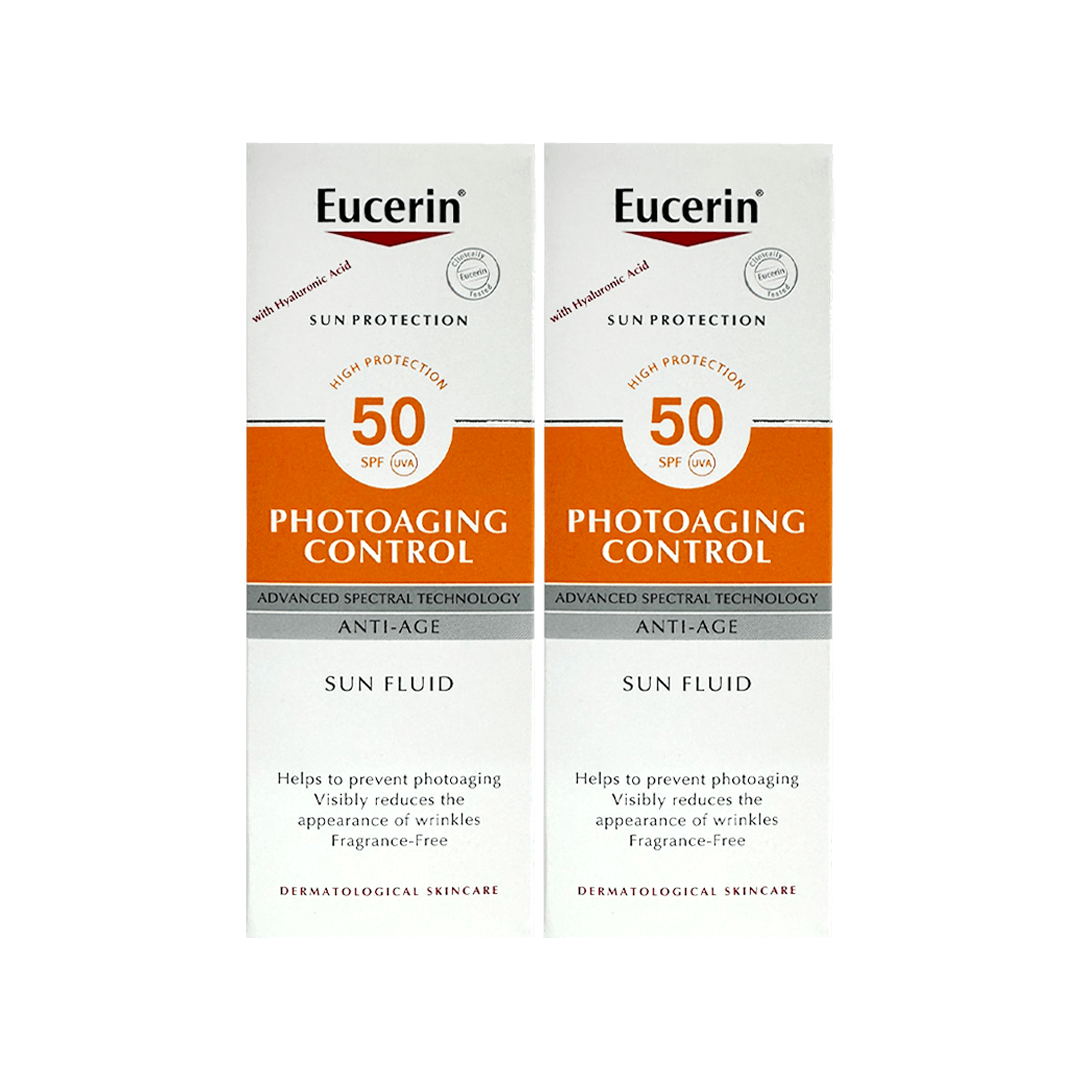 يوسيرين - سائل الحماية من الشمس المضاد للشيخوخة بعامل حماية من الشمس SPF50+ 50 مل (1+1)