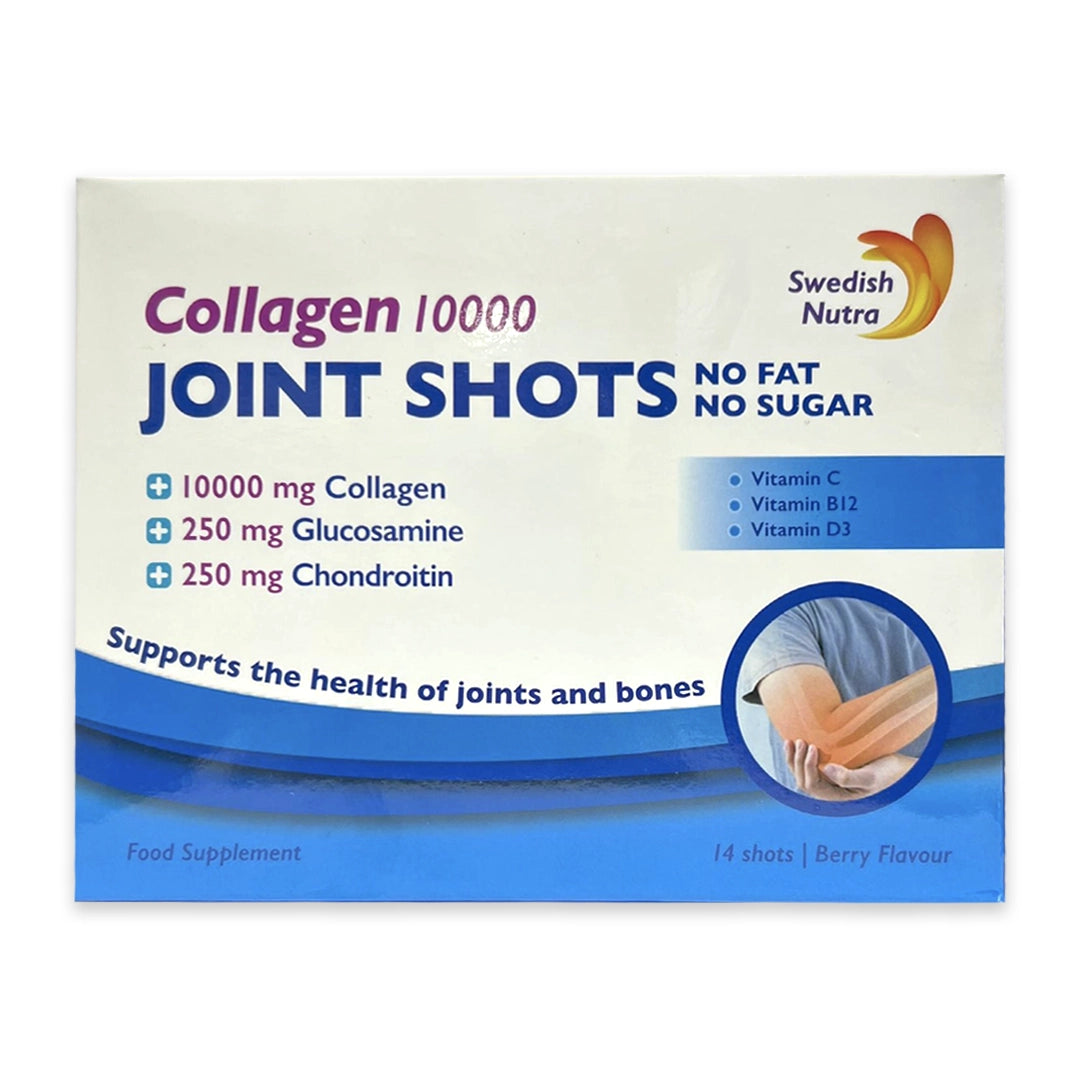 Swedish Nutra Collagen 10,000 Joints Liquid Collagen 14 Shots x 25ml