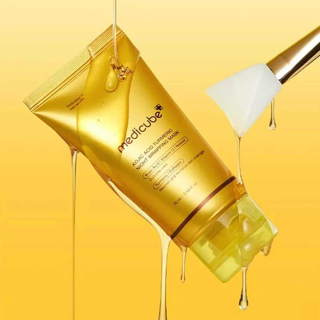Medicube Kojac Gold Wrapping Mask, Hydrating & Firming Gold Facial Mask, 75 Ml