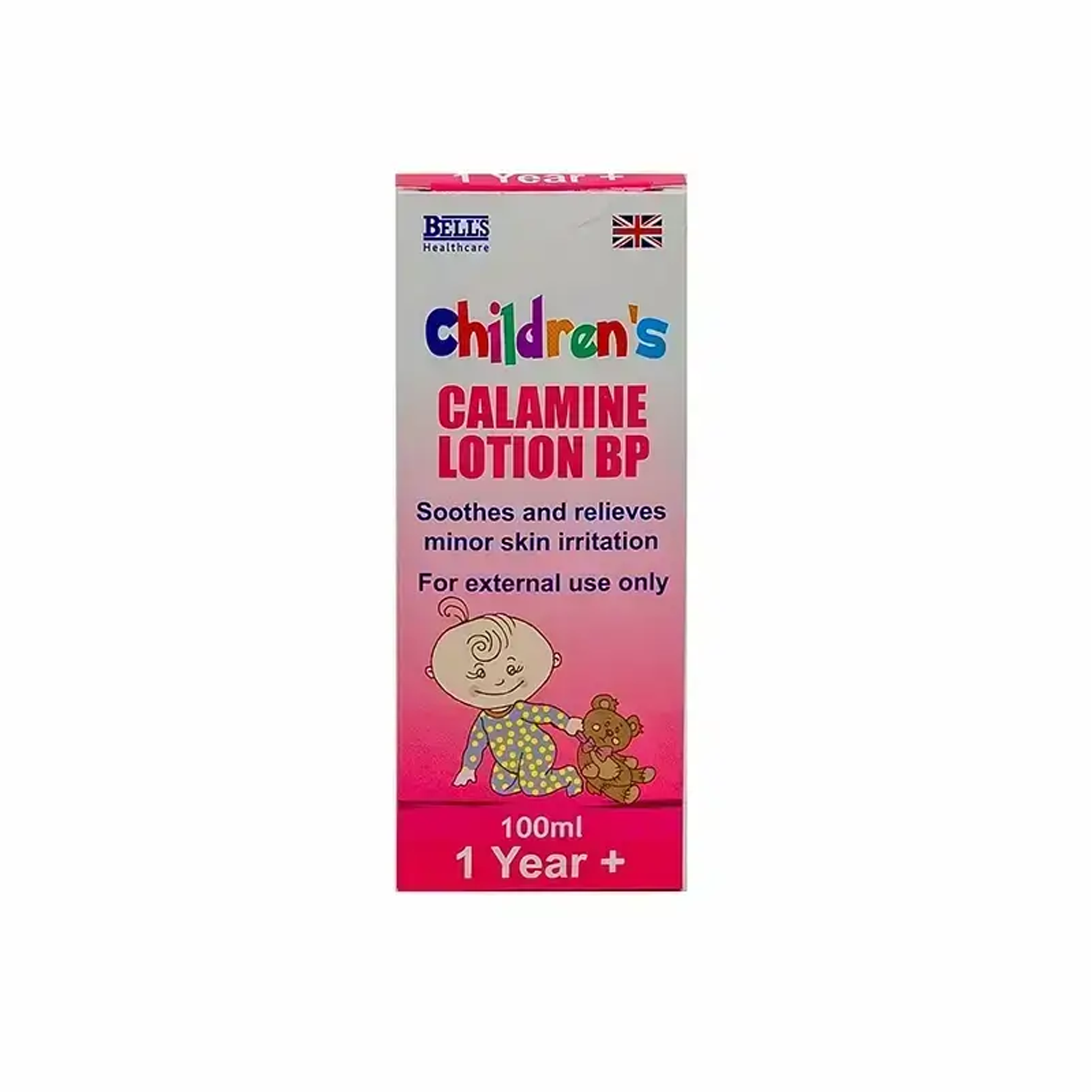 CALAMINE LOTION CHILDREN'S BOTL - 100 ML (PACK / 1 BOTL) - (PKT / 12 BOTLS) - (CRTN / 6 PKT)