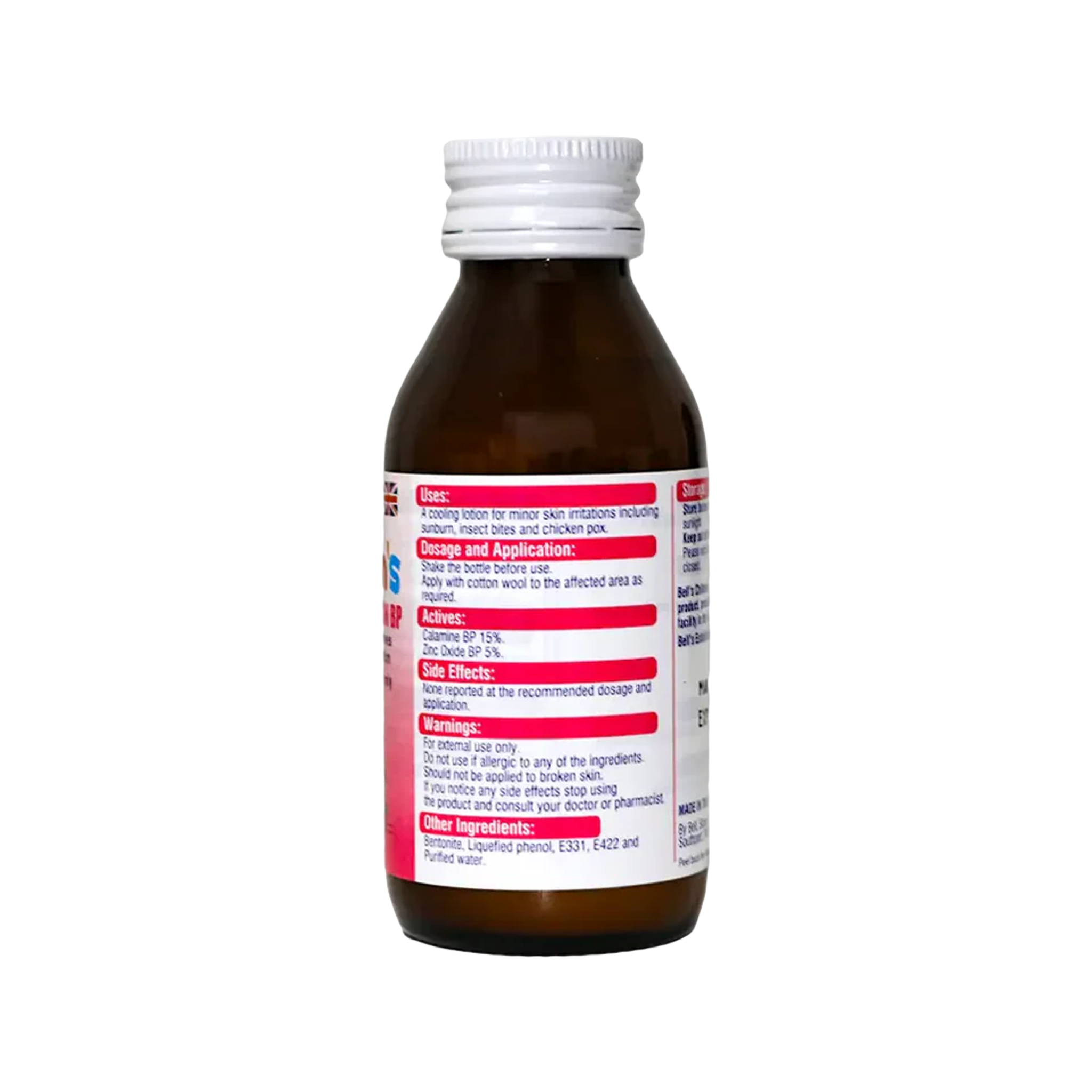 CALAMINE LOTION CHILDREN'S BOTL - 100 ML (PACK / 1 BOTL) - (PKT / 12 BOTLS) - (CRTN / 6 PKT)