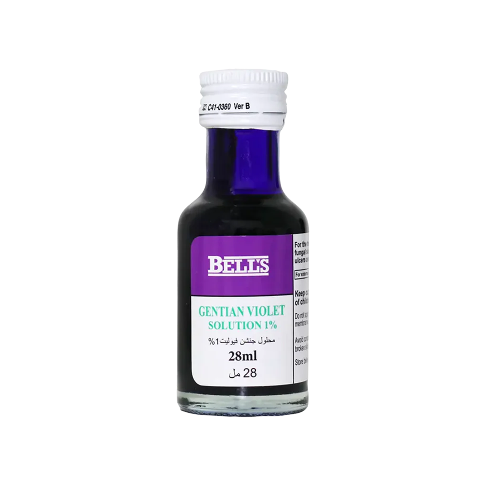 GENTIAN VIOLET 1% BOTL - 28 ML (PKT / 12 BOTLS) - (CRTN / 12 PKT)