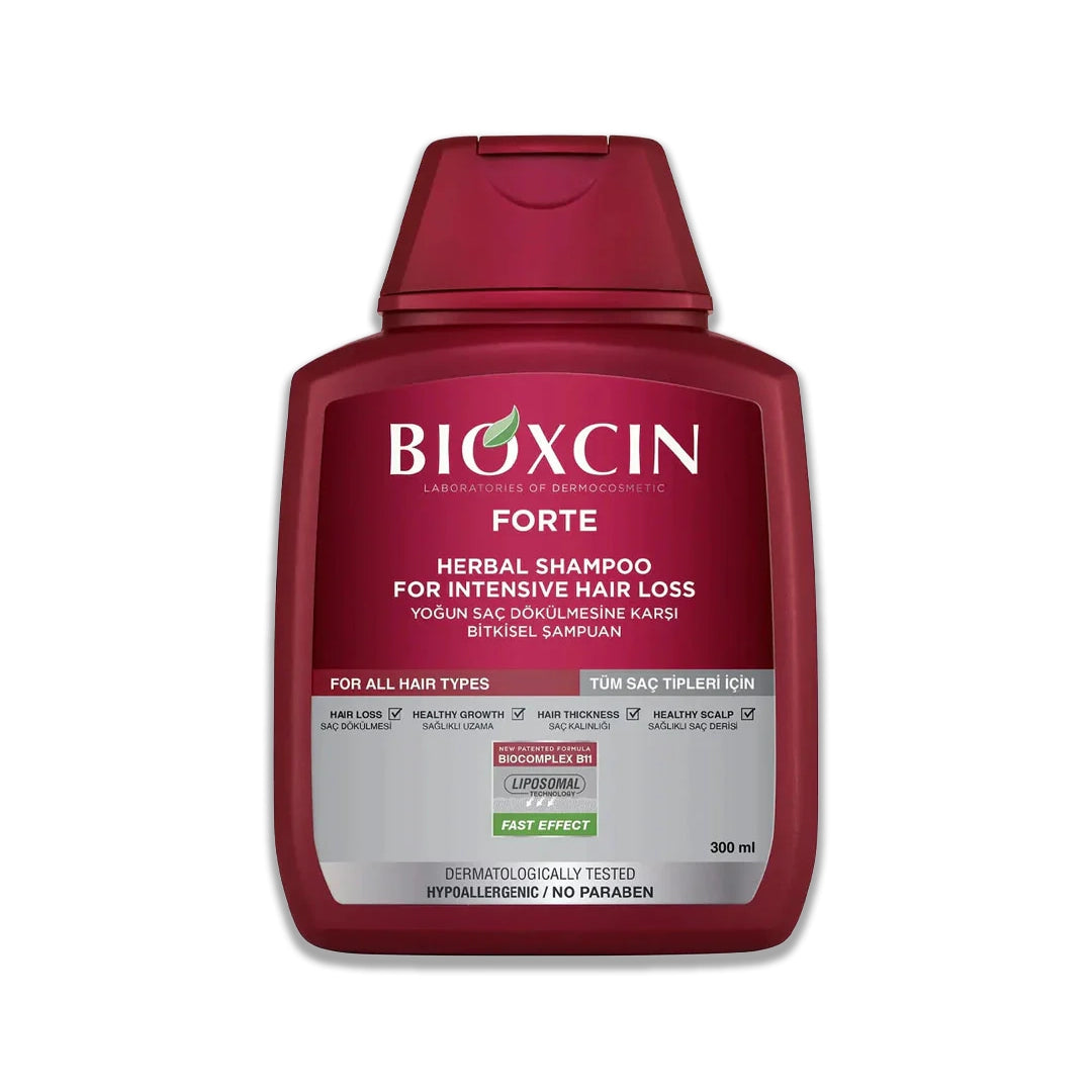 Bioxcin Forte Herbal Shampoo For Intensive Hair Loss 300ml