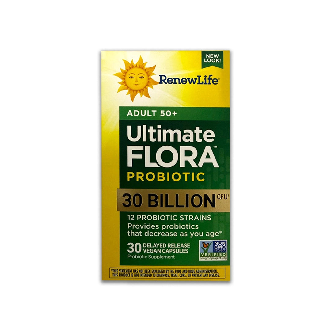Renew Life Probiotic 30 Billion 12 Strains 30 Vegetarian Capsules