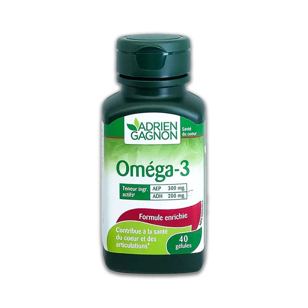 Adrien Gagnon Omega 3 Enriched Formula 40 Softgel